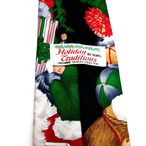 Hallmark Santa Mens Holiday Necktie Design Collection Holiday Traditions MMG - Picture 5 of 5